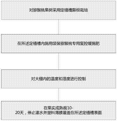 一种适宜较寒冷地区保护地猕猴桃的设施栽培方法