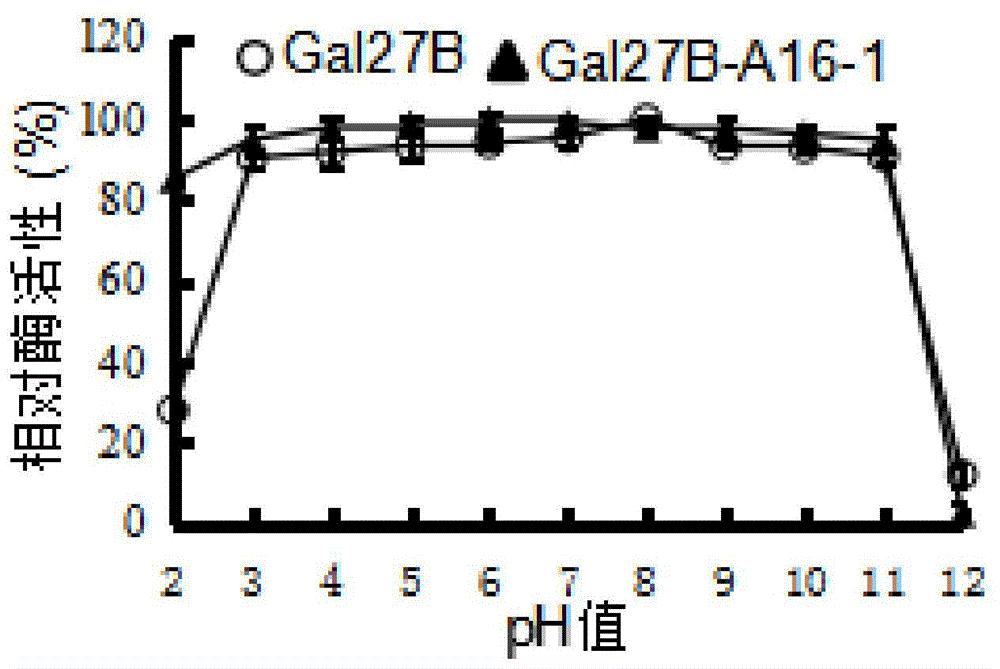 α-半乳糖苷酶突变体Gal27B-A16及其编码基因和应用