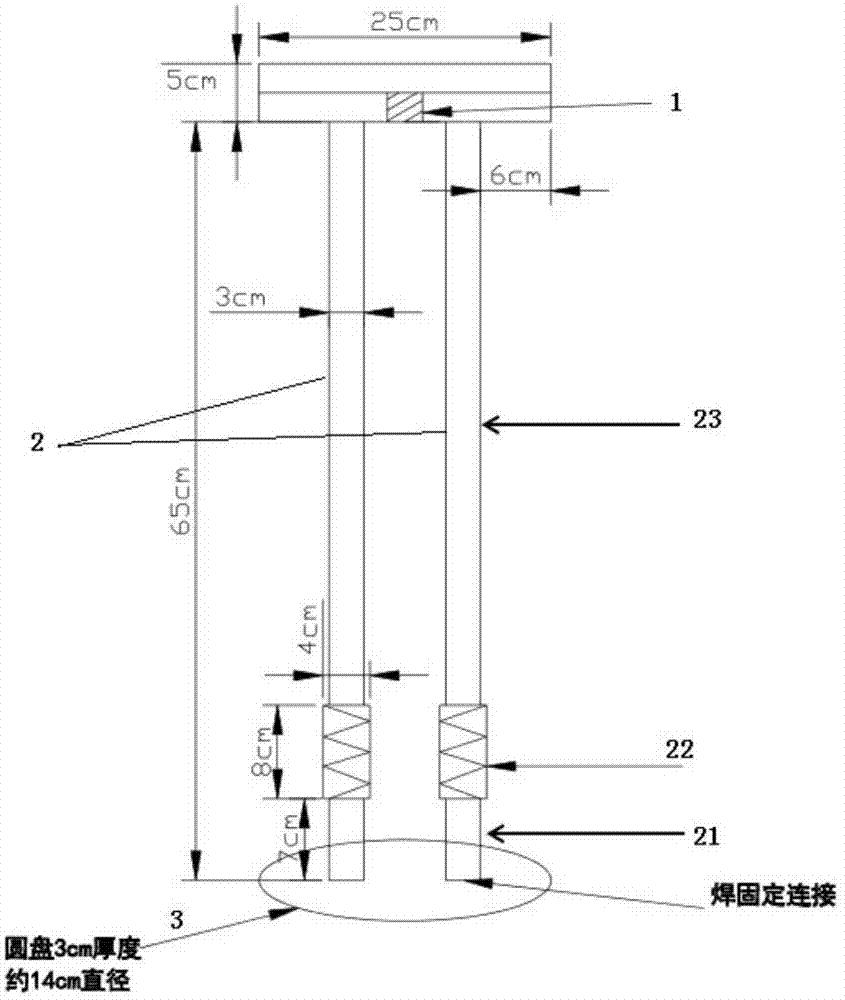 一种快速测定青贮饲料压实度的装置