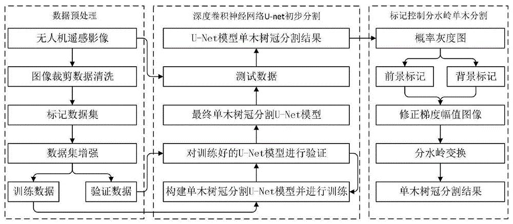 一种从高分辨率无人机可见光遥感影像中提取单株植物冠层的方法